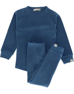 New Jona Fleece-set Storm Blue Barn Outfits & Gåvoset