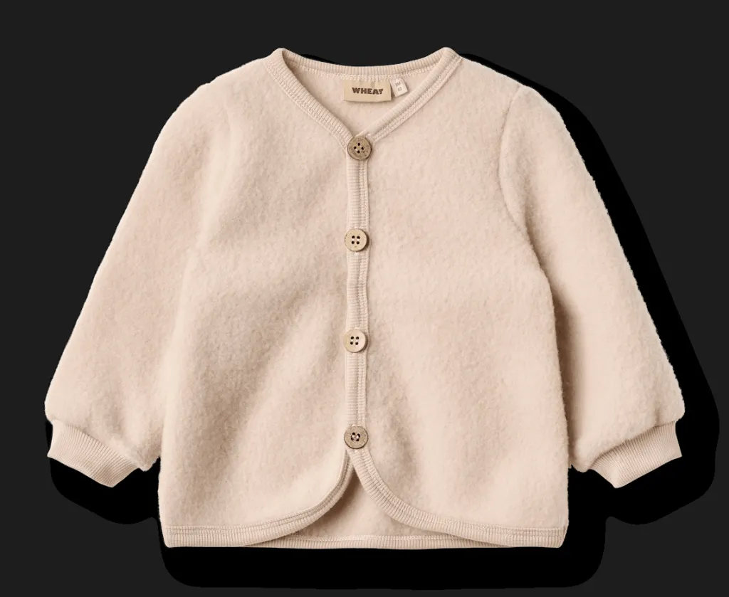 Online Kari Ullfleecekofta Pale Lilac Barn Tröjor & Toppar