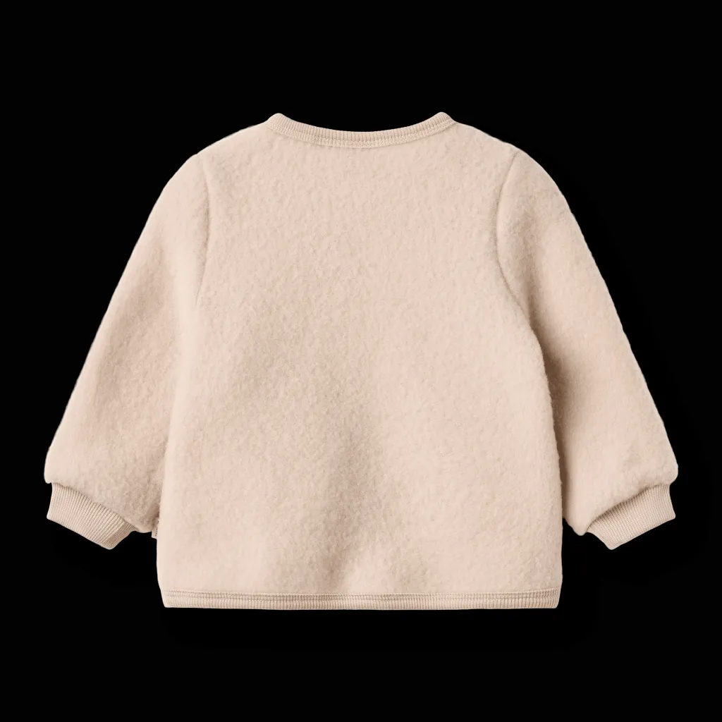 Online Kari Ullfleecekofta Pale Lilac Barn Tröjor & Toppar