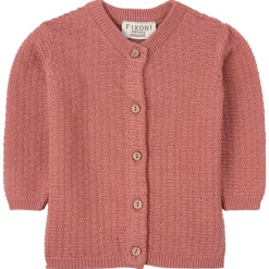 Hot Knit Kofta Dusty Rose Barn Tröjor & Toppar
