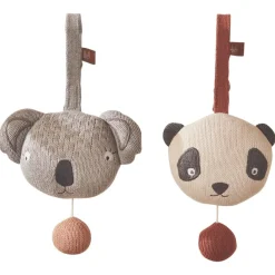 Discount Koala Musikmobil Grå Baby Sova
