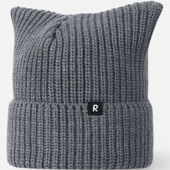 Kuulee Stickad Mössa Grå Melange Barn Accessoarer