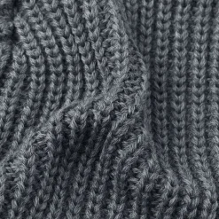 Kuulee Stickad Mössa Grå Melange Barn Accessoarer