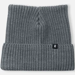 Kuulee Stickad Mössa Grå Melange Barn Accessoarer