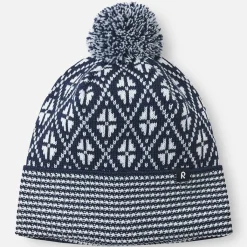 Online Kuurassa Stickad Mössa Marinblå Barn Accessoarer