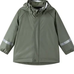 Outlet Lampi Regnkappa Grågrön Jackor & Kappor
