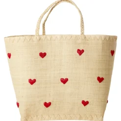Hot Large Raffia Väska Darling Hearts Barn Accessoarer