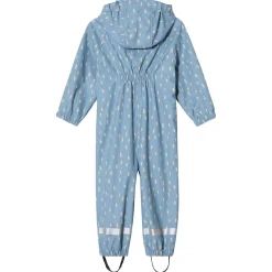 New Leeds Ofodrad Regnoverall Dove Blue Dots Overaller