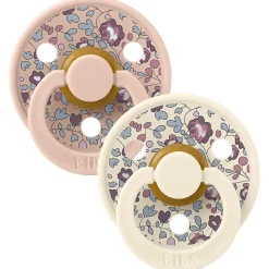 Liberty Colour Eloise 2-pack Runda Latexnappar Blush Mix Nappar & Napphållare