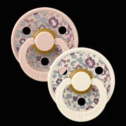 New Liberty Colour Eloise 2-pack Symmetriska Latexnappar Blush Mix Nappar & Napphållare