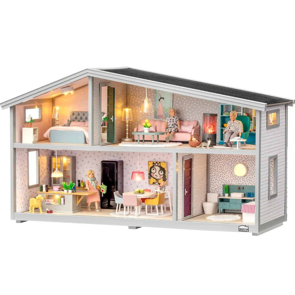 Hot Life Dollhouse Dockor & Dockhus