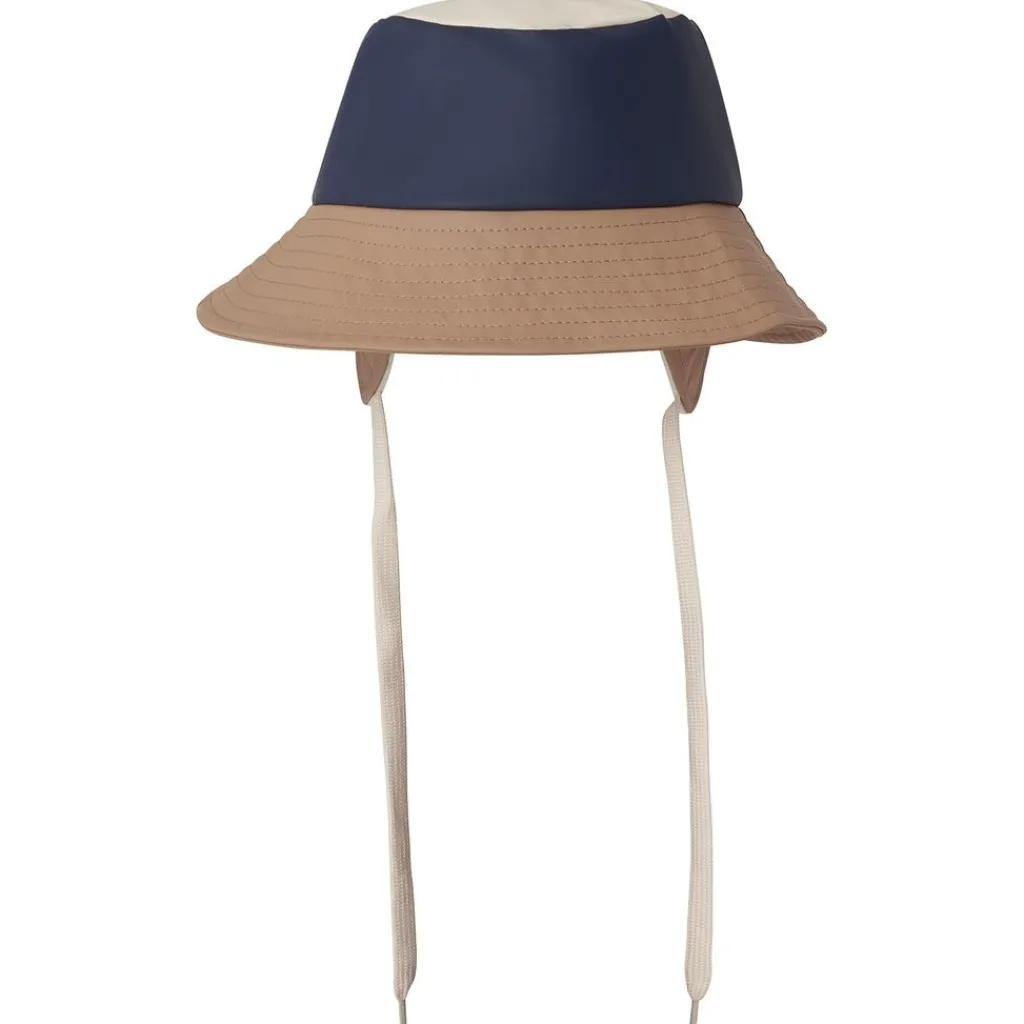Best Liverpool Blockfärgad Återvunnen Regnhatt Navy/Walnut Barn Accessoarer