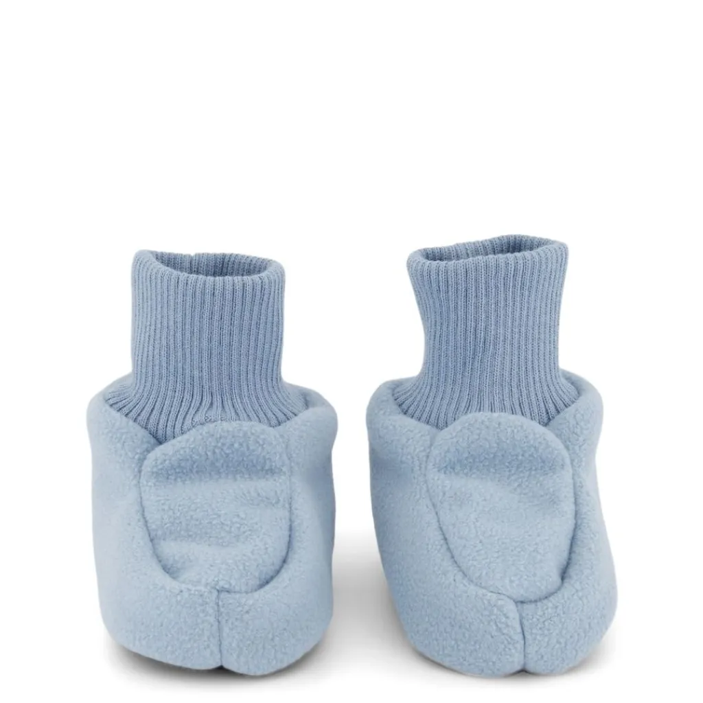 New Livigno Vindfleecetossor Flintstone Blue Barn Babyskor