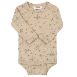 Clearance Långärmad Body I Ull Beige Barn Bodys & Bodysuits