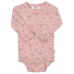 Hot Långärmad Body I Ull Rosa Barn Bodys & Bodysuits