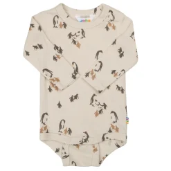 New Långärmad Kropp Light Beige Barn Bodys & Bodysuits