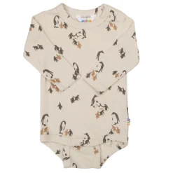 New Långärmad Kropp Light Beige Barn Bodys & Bodysuits