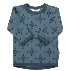 Online Långärmad Topp I Ull Blue Barn Tröjor & Toppar