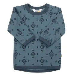 Online Långärmad Topp I Ull Blue Barn Tröjor & Toppar