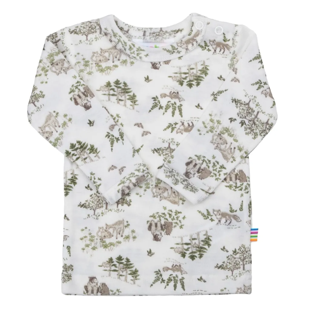 Hot Långärmad Topp I Ull Off White Barn Tröjor & Toppar