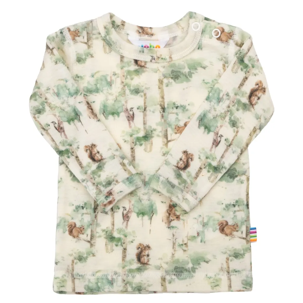 Hot Långärmad Topp I Ull Off White Barn Tröjor & Toppar