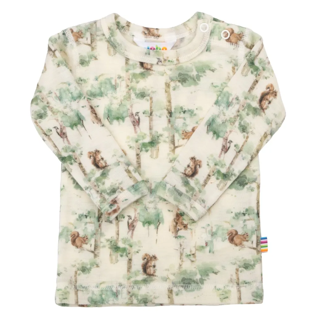 Hot Långärmad Topp I Ull Off White Barn Tröjor & Toppar