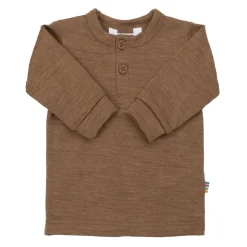 Hot Långärmad Topp I Ull Warm Brown Barn Tröjor & Toppar