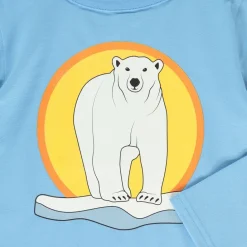 Hot Långärmad t-shirt Alaskan Blue Polar Bear Barn Tröjor & Toppar