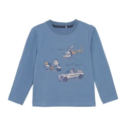 Sale Långärmad T-shirt China Blue Barn Tröjor & Toppar
