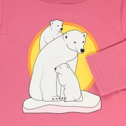 Långärmad T-shirt i Baroque Rose med isbjörnar Barn Tröjor & Toppar
