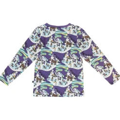 Hot Långärmad T-shirt i Loganberry med vinterlandskap Barn Tröjor & Toppar