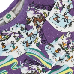 Hot Långärmad T-shirt i Loganberry med vinterlandskap Barn Tröjor & Toppar