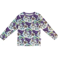 Hot Långärmad T-shirt i Loganberry med vinterlandskap Barn Tröjor & Toppar