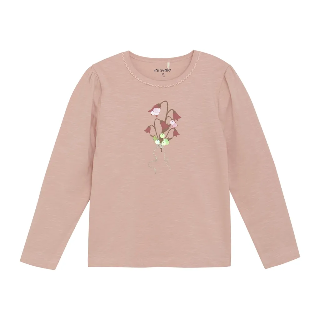 Outlet Långärmad T-shirt Misty Rose Barn Tröjor & Toppar