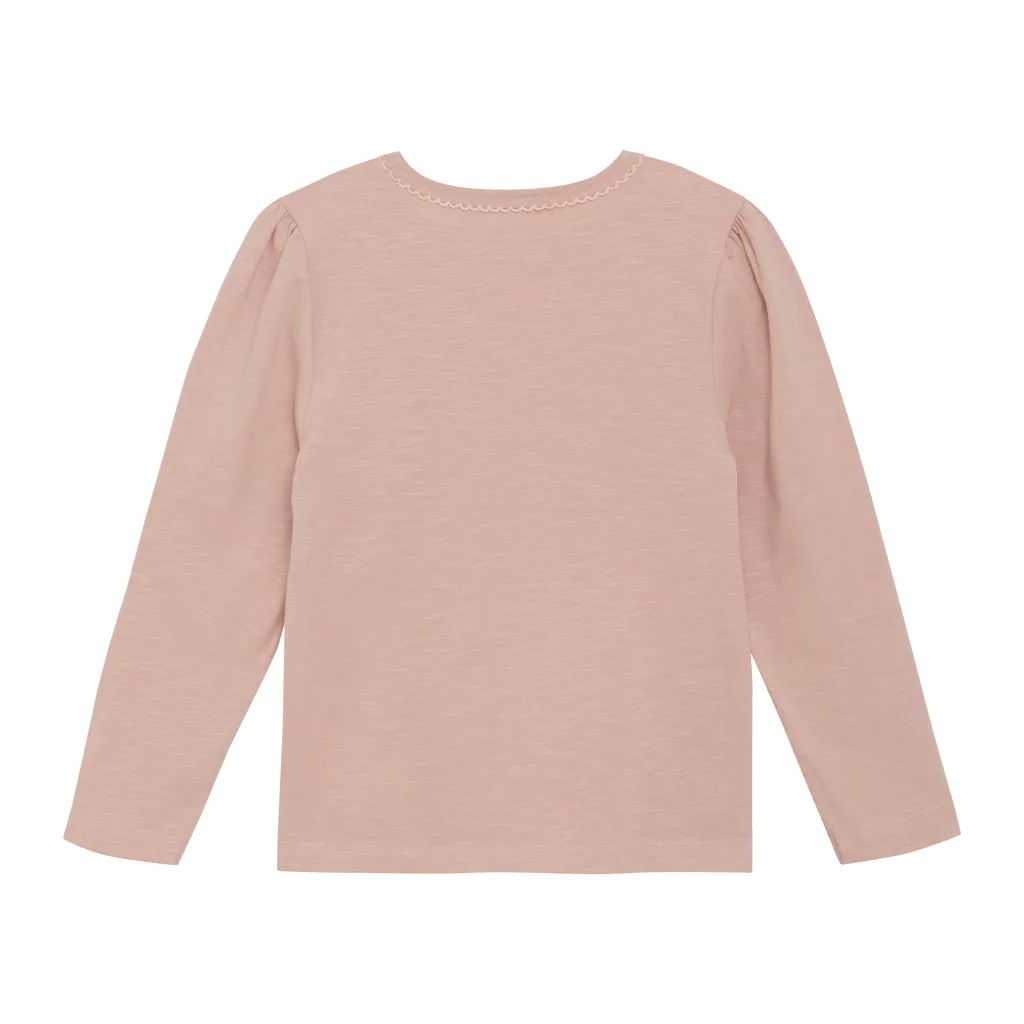 Outlet Långärmad T-shirt Misty Rose Barn Tröjor & Toppar