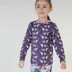 Clearance Long-sleeved top with badger and squirrel Loganberry Barn Tröjor & Toppar