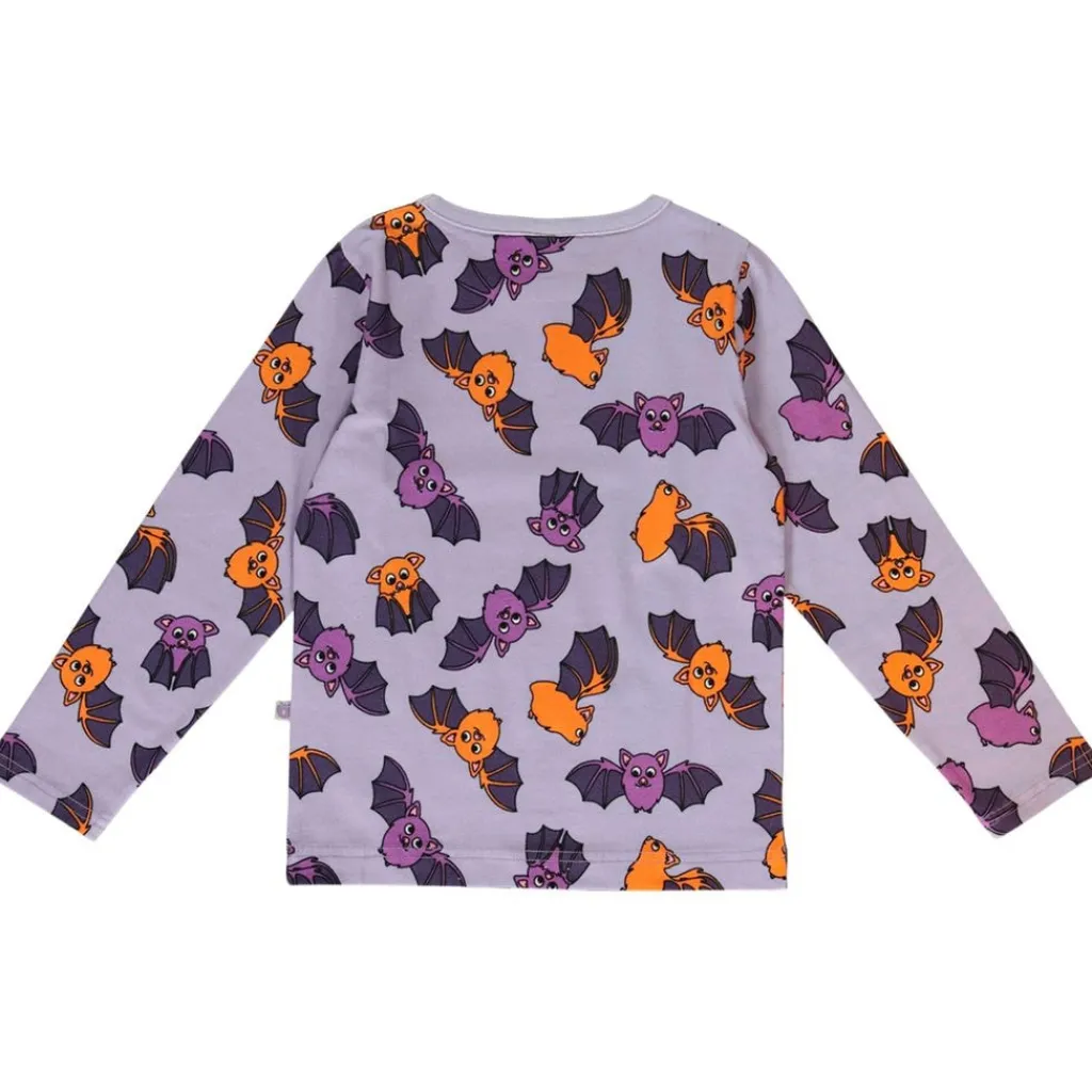 Online Long-sleeved top with bats Orchid Petal Barn Tröjor & Toppar