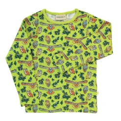 Long-sleeved top with owls Pear Green Barn Tröjor & Toppar
