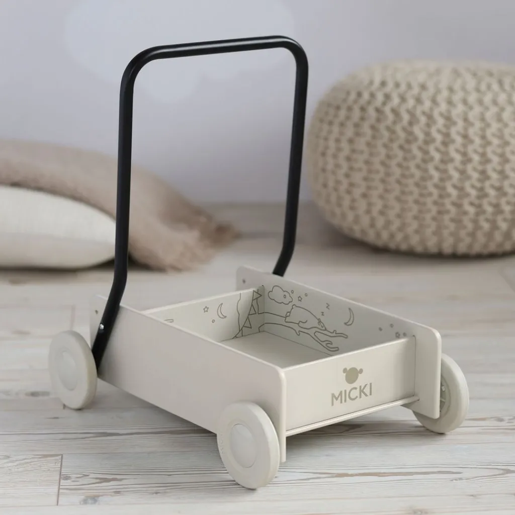Outlet Lära Gå-vagn Beige Lära-Gå-Vagnar & Gåbilar
