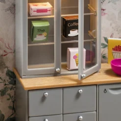 Clearance Diskbänk + Diskmaskin För Dockhus Grey Dockor & Dockhus