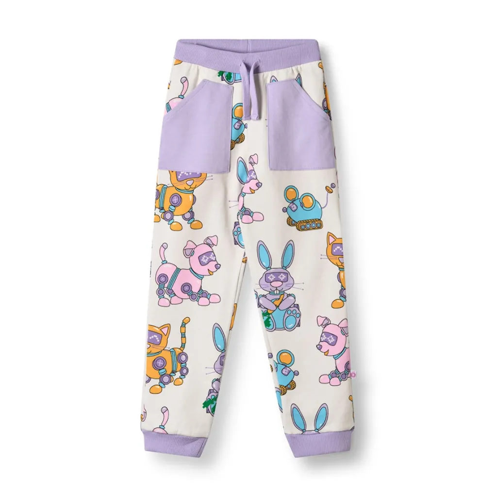 Outlet Macoun With Robot Pets Mjukisbyxor Vanilla Barn Byxor & Shorts
