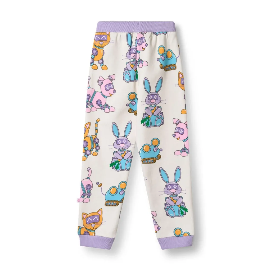Outlet Macoun With Robot Pets Mjukisbyxor Vanilla Barn Byxor & Shorts