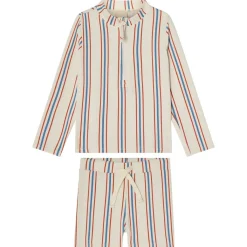 Outlet Madagaskar UV-set Blue/red Stripe Barn Uv-Kläder & Badkläder