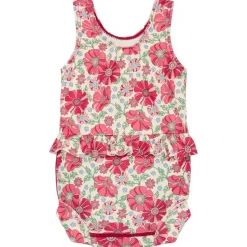 Hot Maddie Blommig Baby Baddräkt Ljusrosa Barn Uv-Kläder & Badkläder