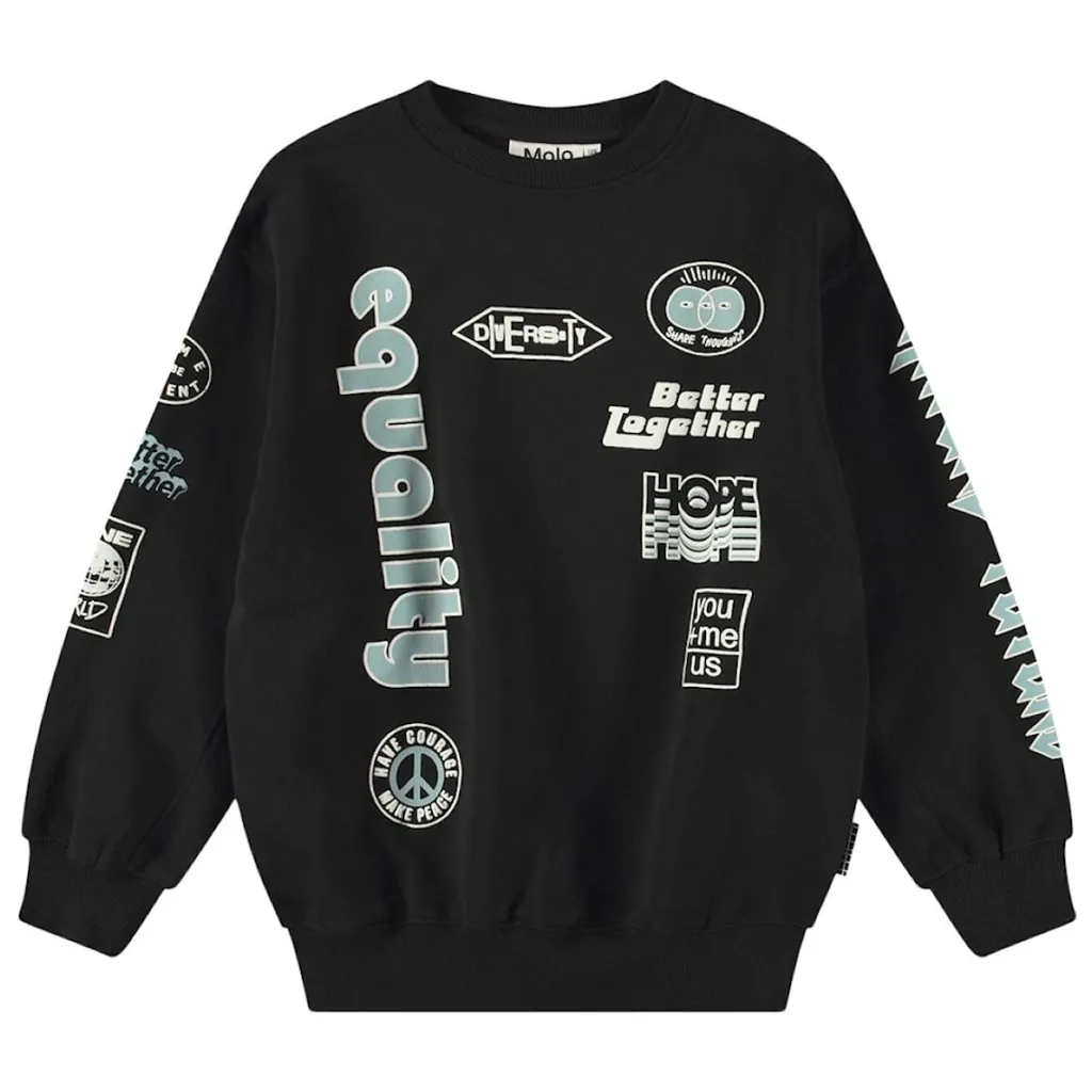 New Magni Sweatshirt Messages Barn Tröjor & Toppar