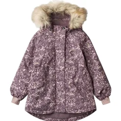 Online Mathilde Tech Blommig Jacka Purple Tulips Jackor & Kappor