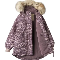 Online Mathilde Tech Blommig Jacka Purple Tulips Jackor & Kappor