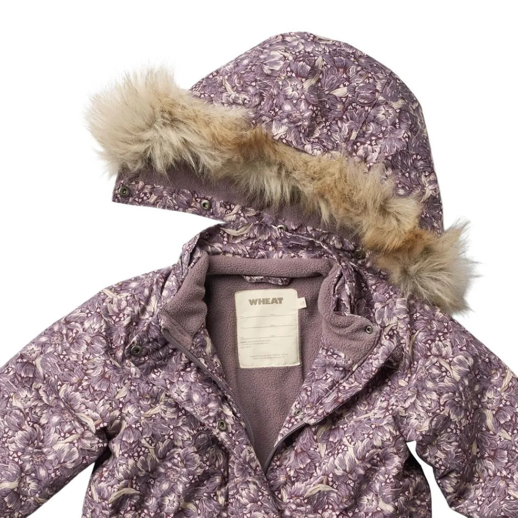 Online Mathilde Tech Blommig Jacka Purple Tulips Jackor & Kappor