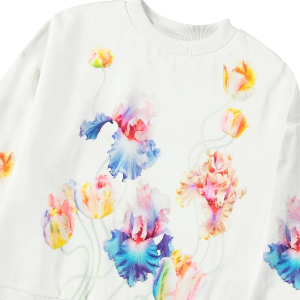 New Maxi Sweatshirt Petals Galore Barn Tröjor & Toppar