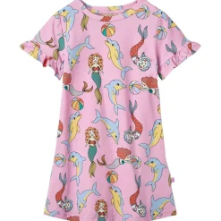 Online Mermaids And Dolphins Klänning Pink Lavender Barn Klänningar & Kjolar